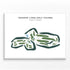 Meadow Links Golf Course, New York - Printed Golf Courses