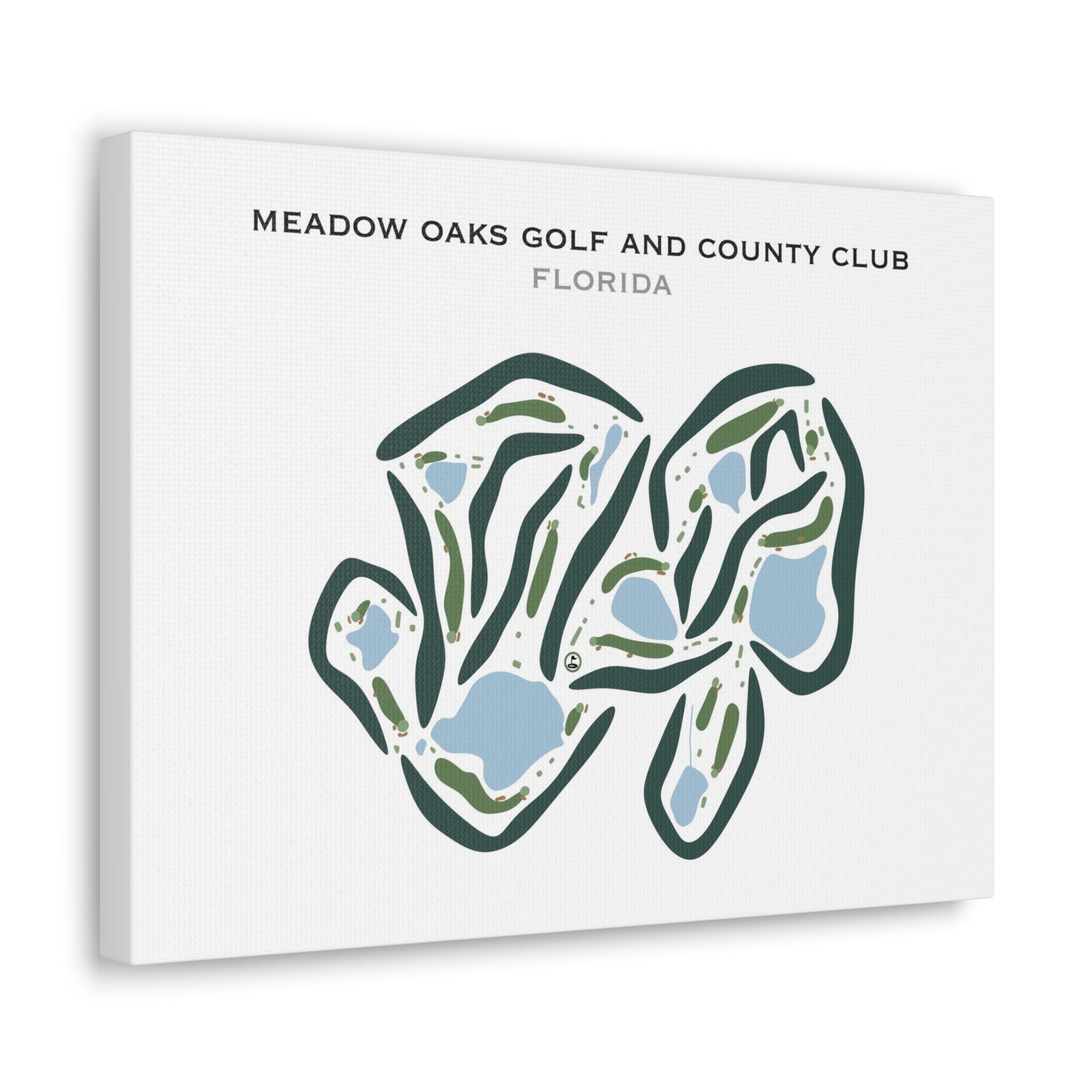 Meadow Oaks Golf and Country Club, Florida - Printed Golf Courses