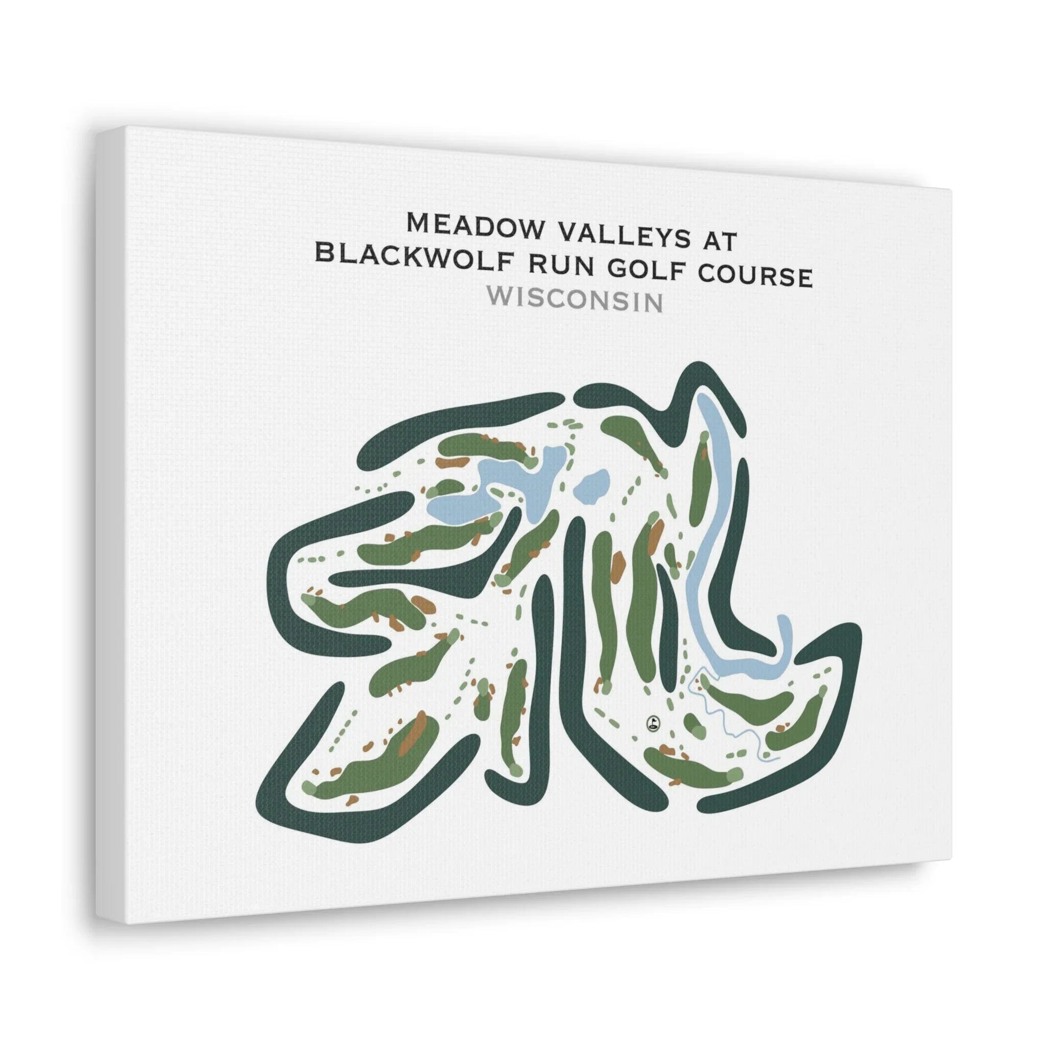 Meadow Valleys at Blackwolf Run Golf Course, Wisconsin - Printed Golf Courses