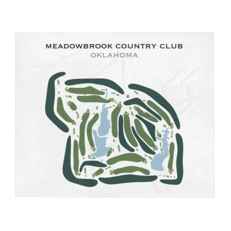 MeadowBrook Country Club, Oklahoma - Printed Golf Courses