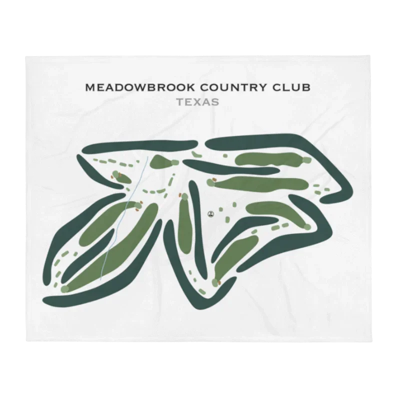 Meadowbrook Country Club, Texas - Printed Golf Courses