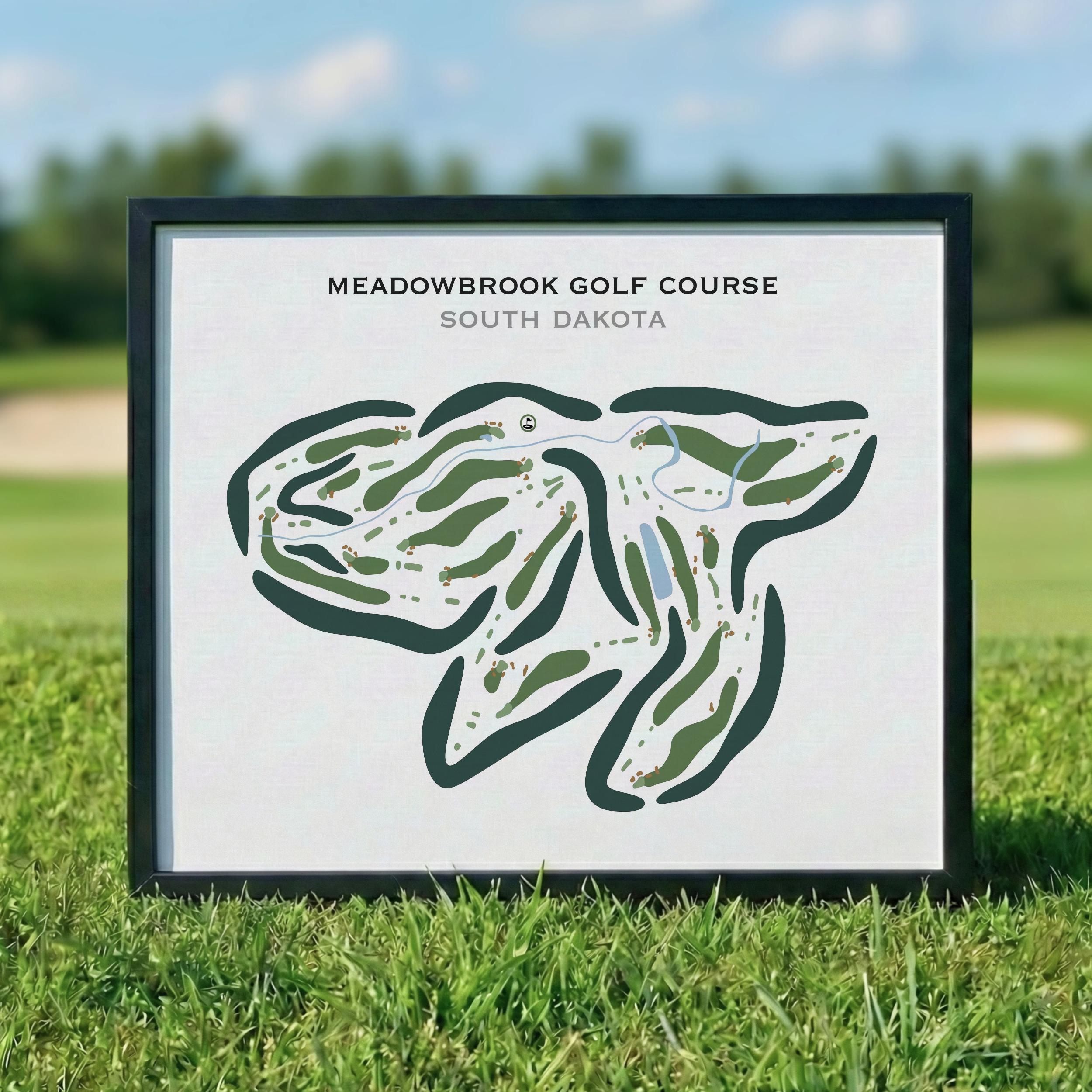 Meadowbrook Golf Course, South Dakota - Printed Golf Courses