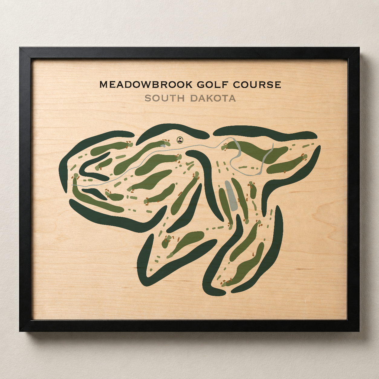 Meadowbrook Golf Course, South Dakota - Printed Golf Courses