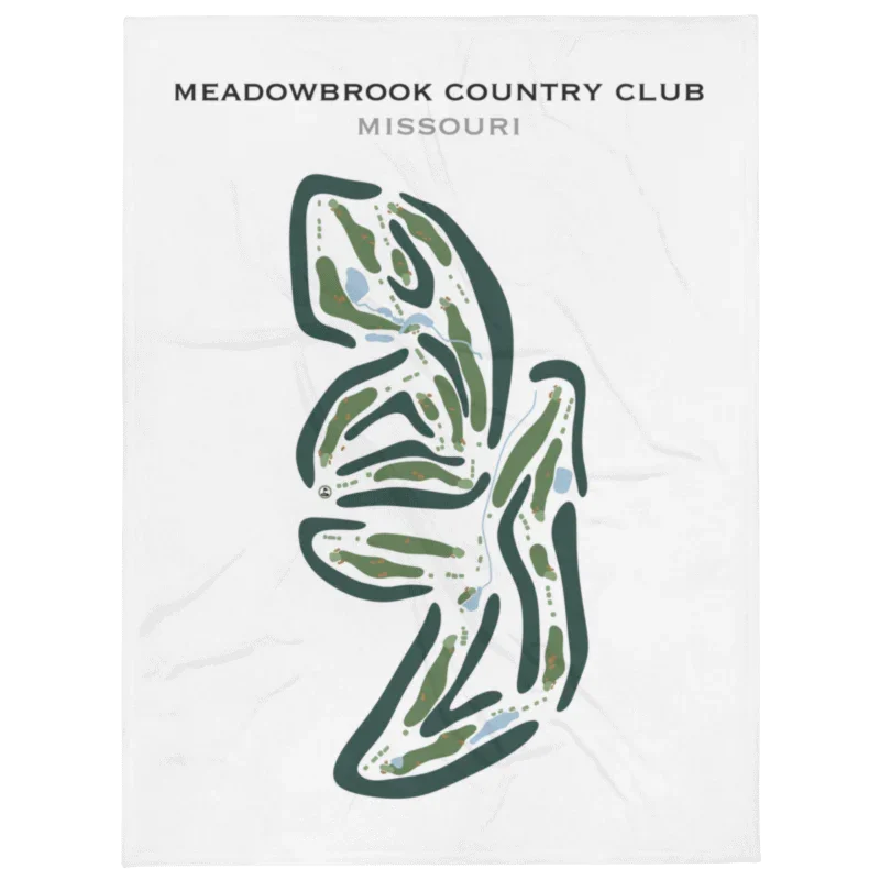 Meadowbrook Country Club, Missouri - Printed Golf Courses