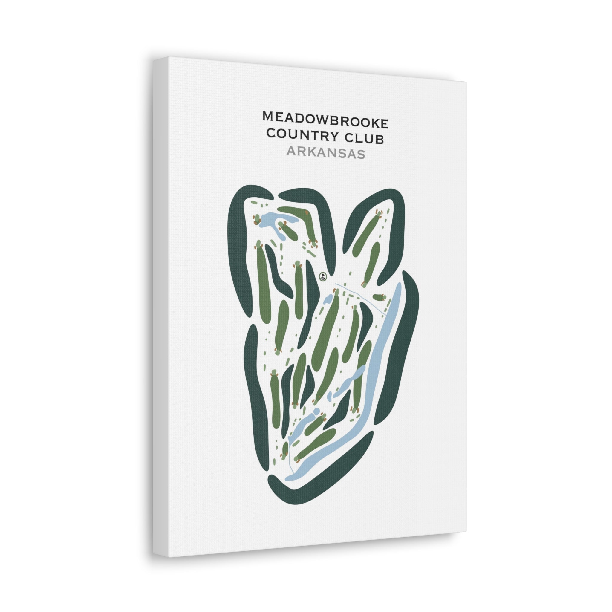 Meadowbrook Country Club, Arkansas - Printed Golf Courses