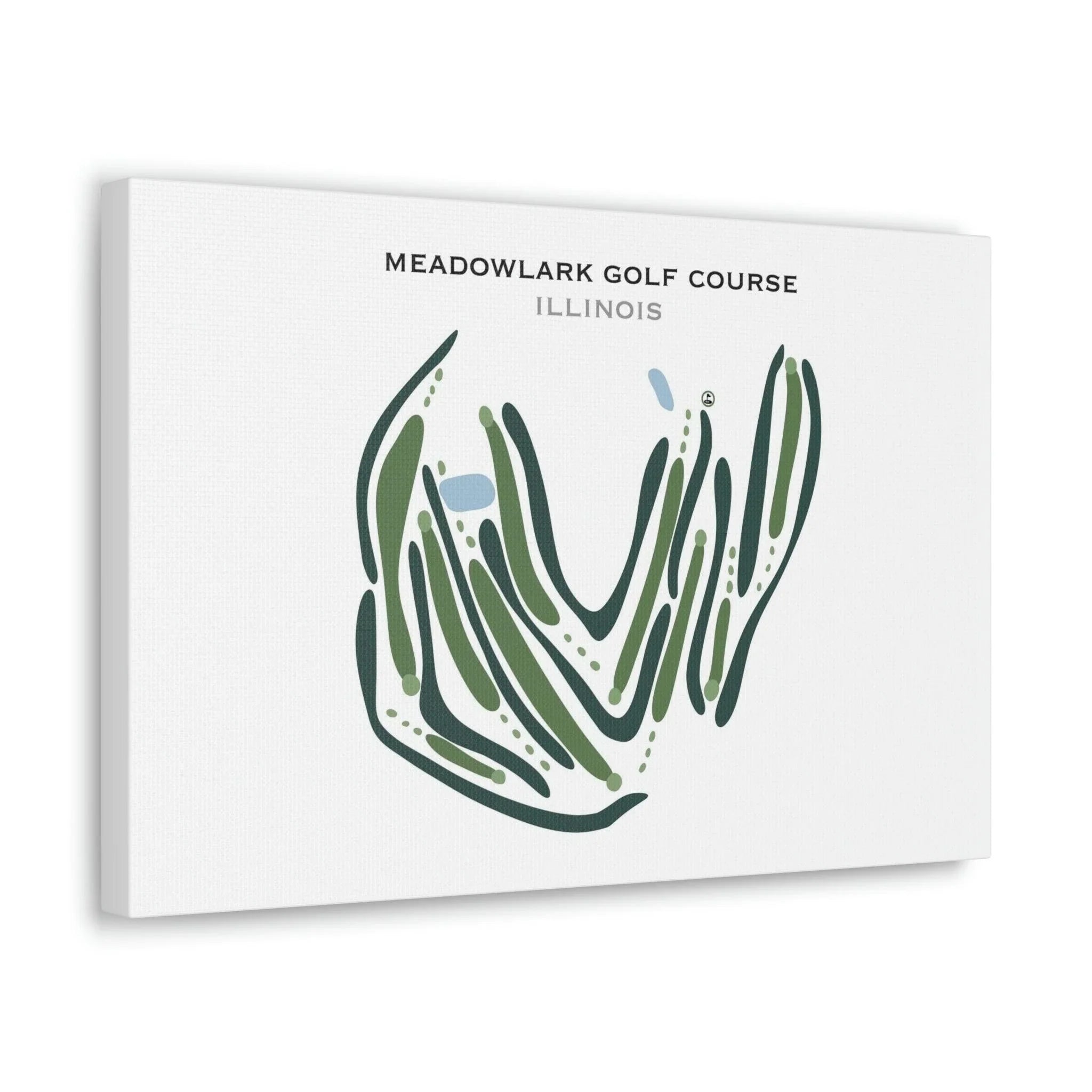 Meadowlark Golf Course, Illinois - Printed Golf Courses