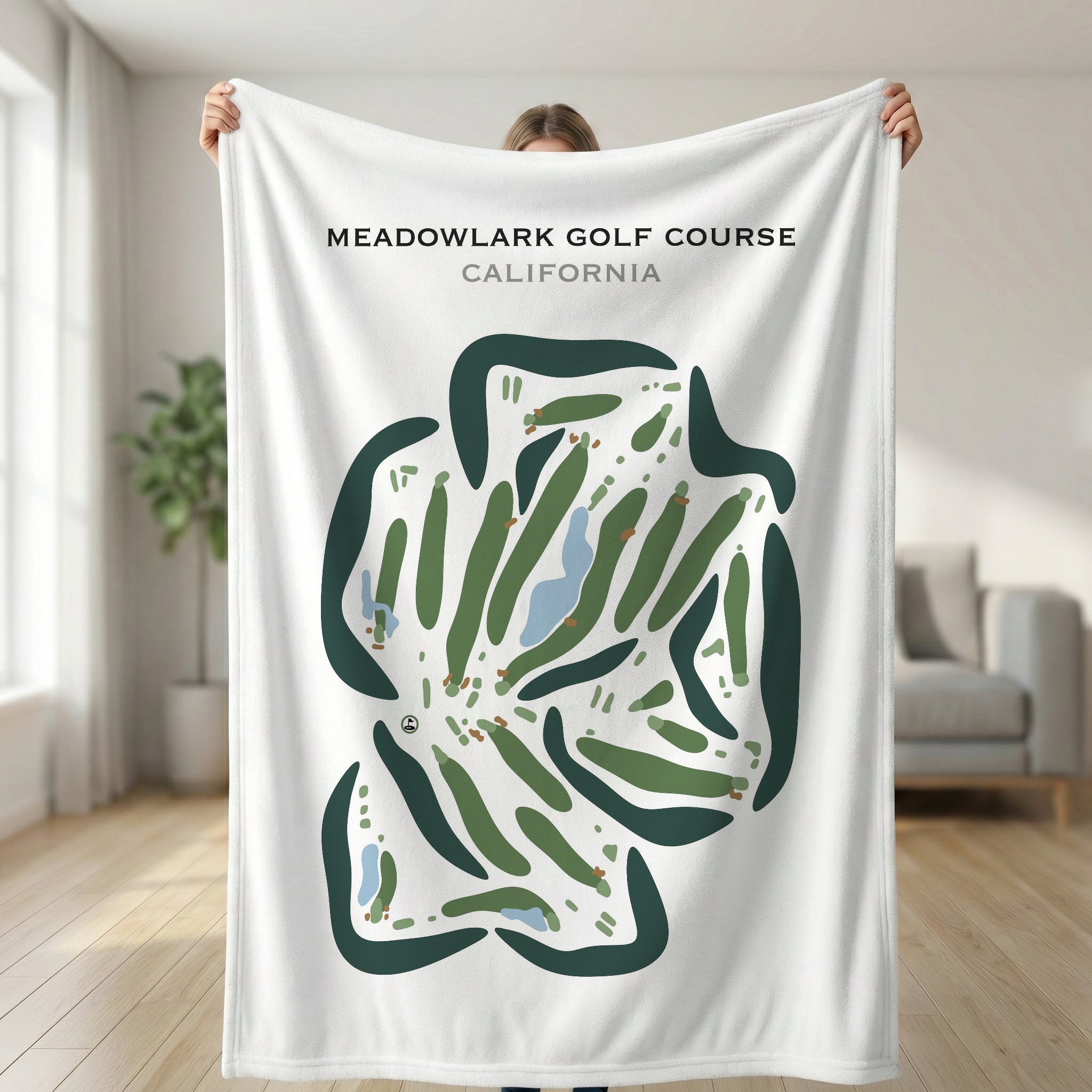 Meadowlark Golf Course, California - Printed Golf Courses