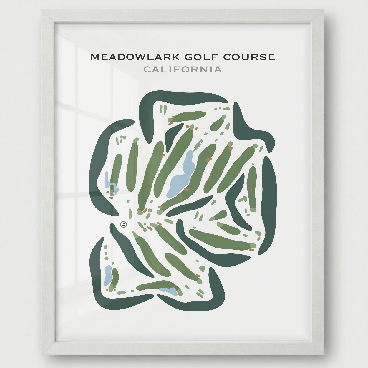 Meadowlark Golf Course, California - Printed Golf Courses