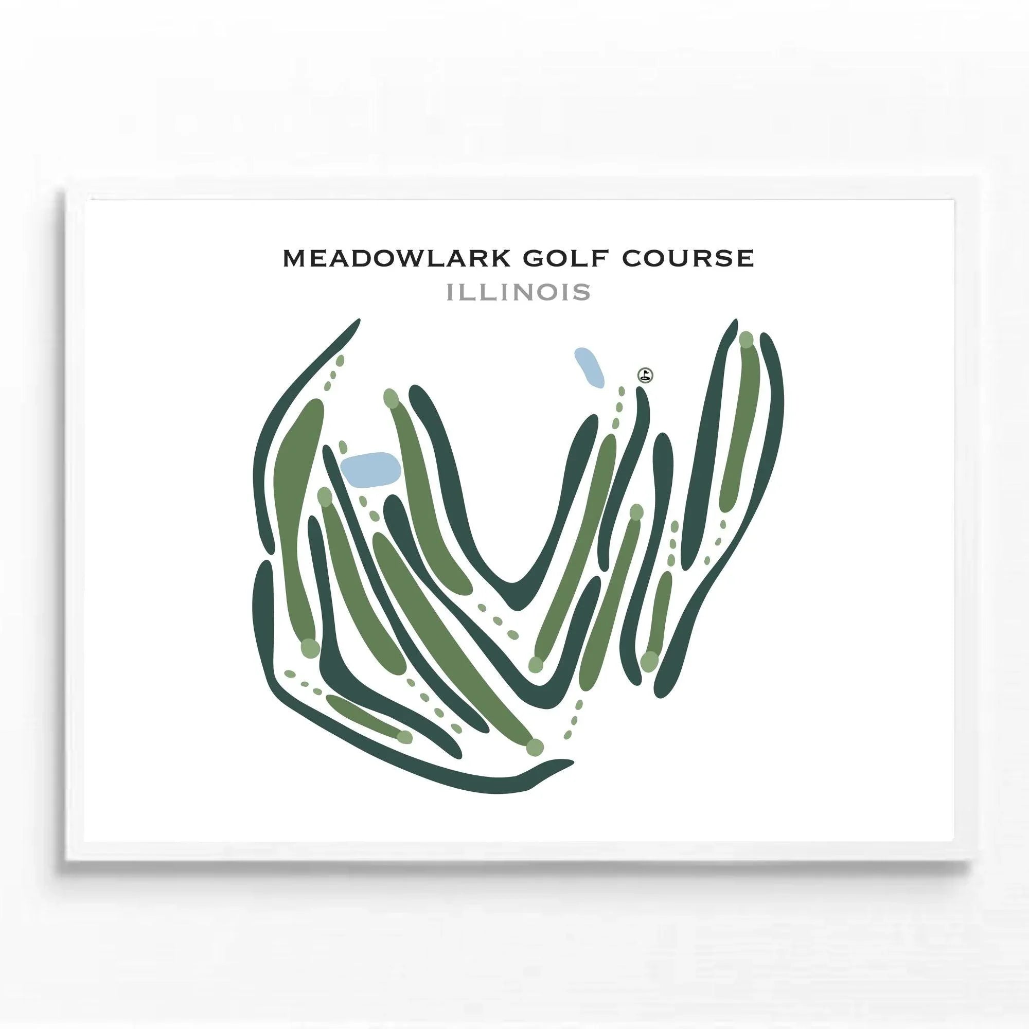Meadowlark Golf Course, Illinois - Printed Golf Courses