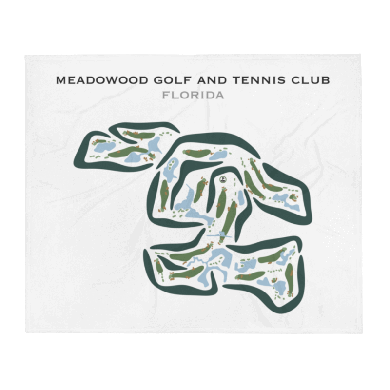 Meadowood Golf & Tennis Club, Florida - Printed Golf Courses