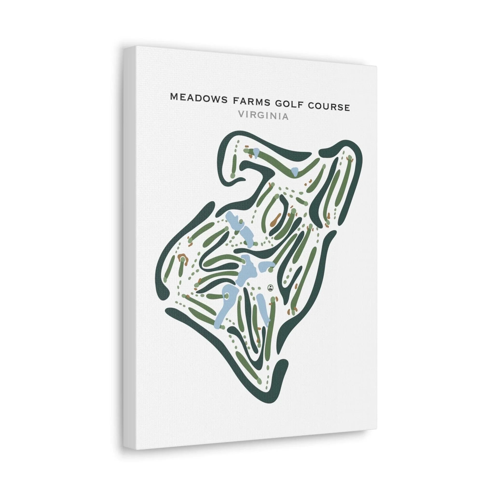 Meadows Farms Golf Course, Virginia - Printed Golf Courses