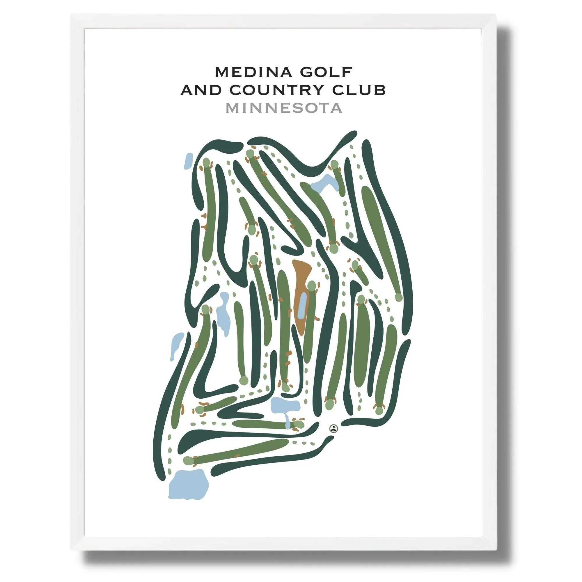 Medina Golf & Country Club, Minnesota - Printed Golf Courses