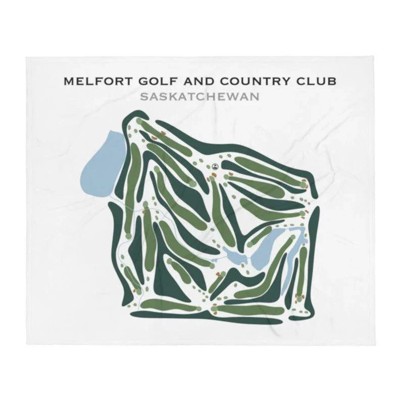 Melfort Golf and Country Club, Saskatchewan - Printed Golf Courses