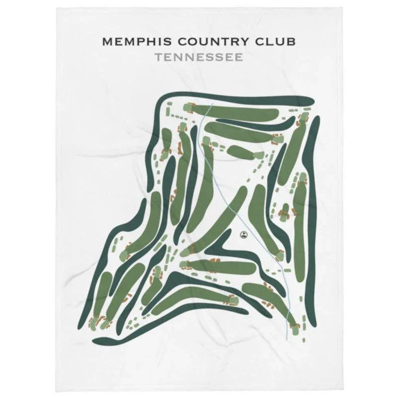 Memphis Country Club, Tennessee - Printed Golf Course