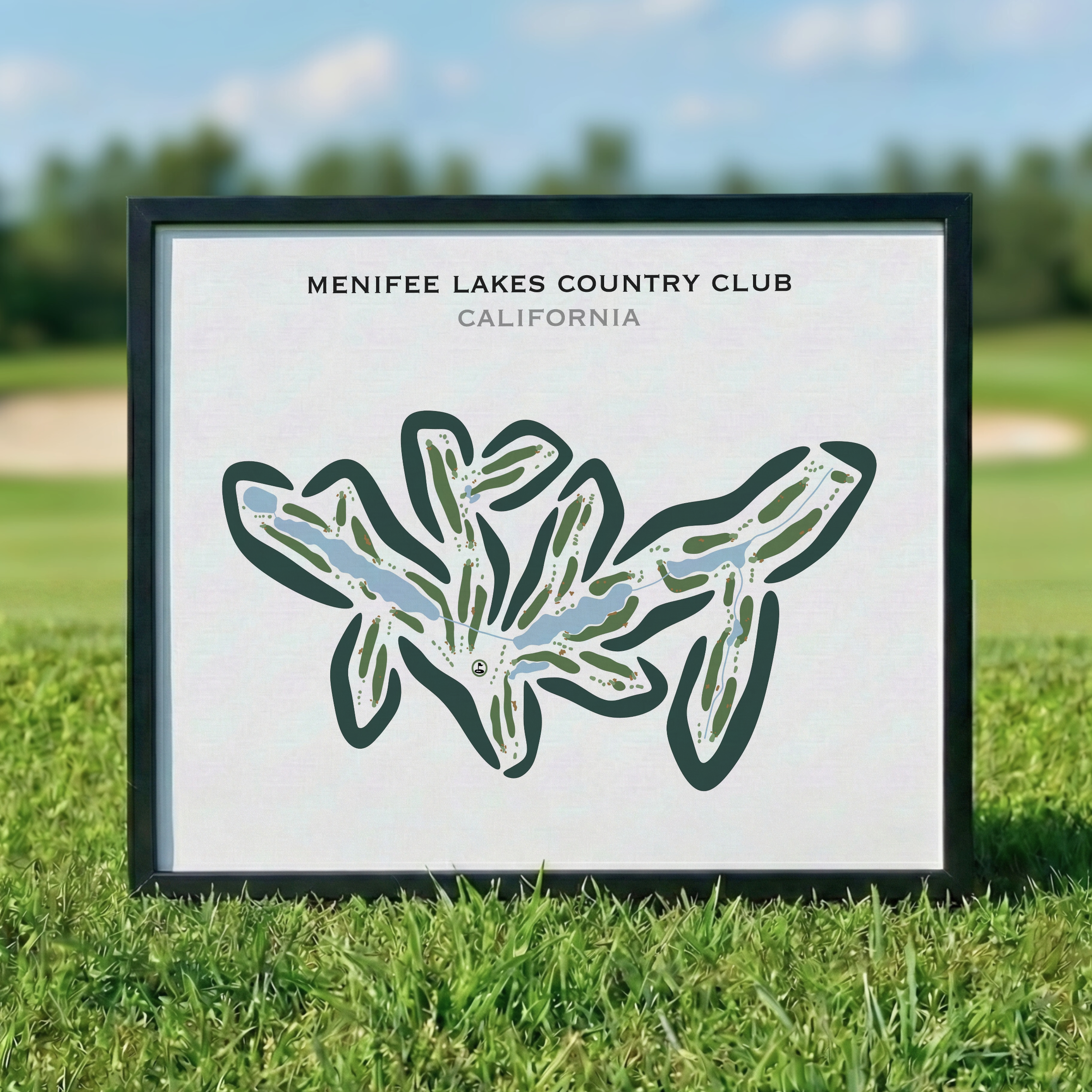 Menifee Lakes Country Club, California - Printed Golf Courses