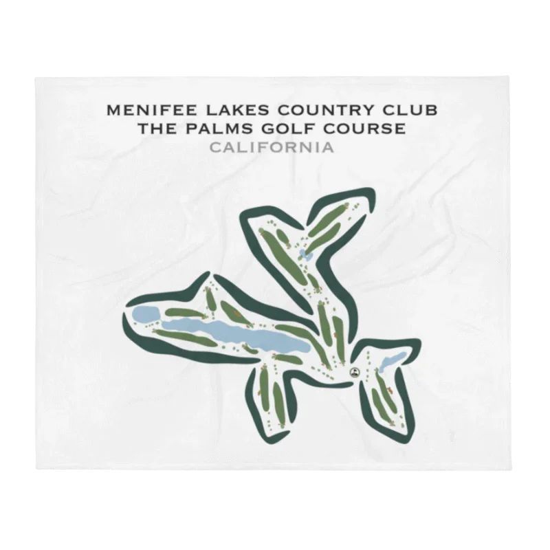 Menifee Lakes Country Club - The Palms Golf Course, California - Printed Golf Courses
