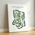 Menlo Country Club, California - Printed Golf Courses