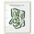 Menlo Country Club, California - Printed Golf Courses