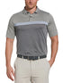 Mens Soft Touch Color Block Golf Polo