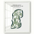Merced Golf & Country Club, California - Printed Golf Courses