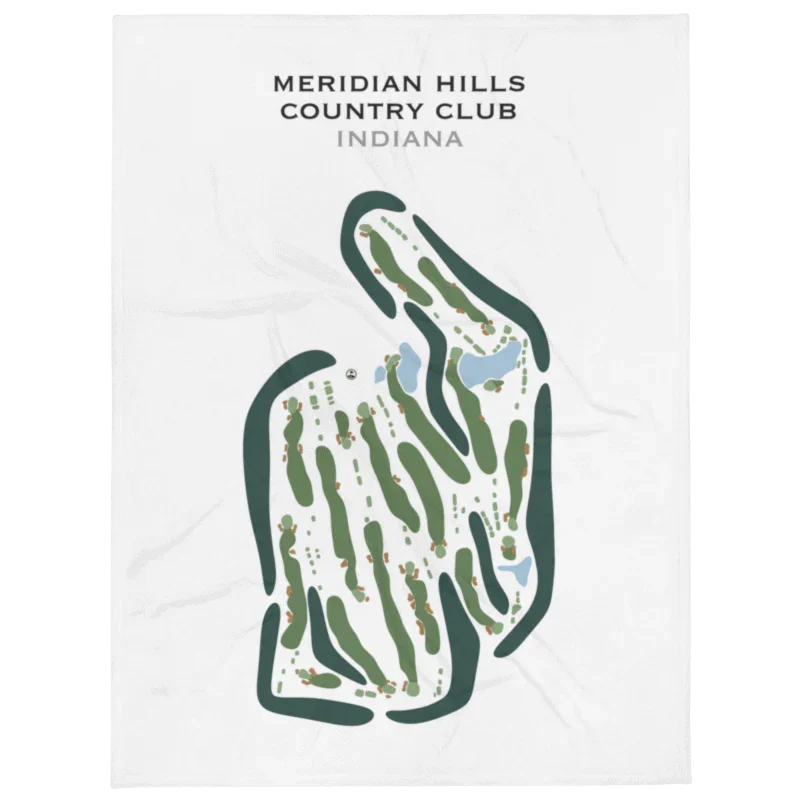 Meridian Hills Country Club, Indiana - Printed Golf Courses
