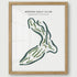 Merion Golf Club, Pennsylvania - Printed Golf Courses