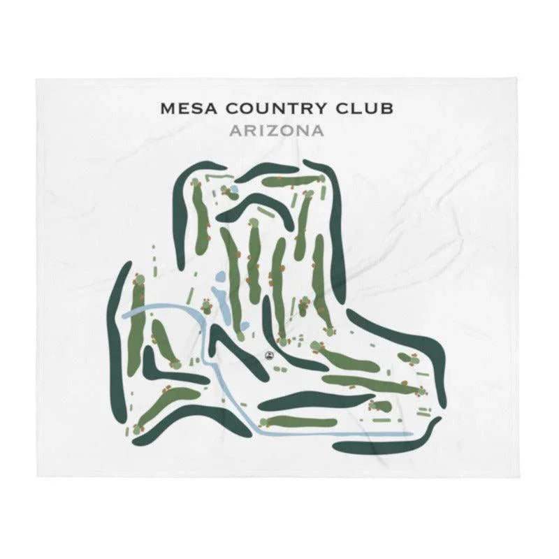 Mesa Country Club, Arizona - Printed Golf Course