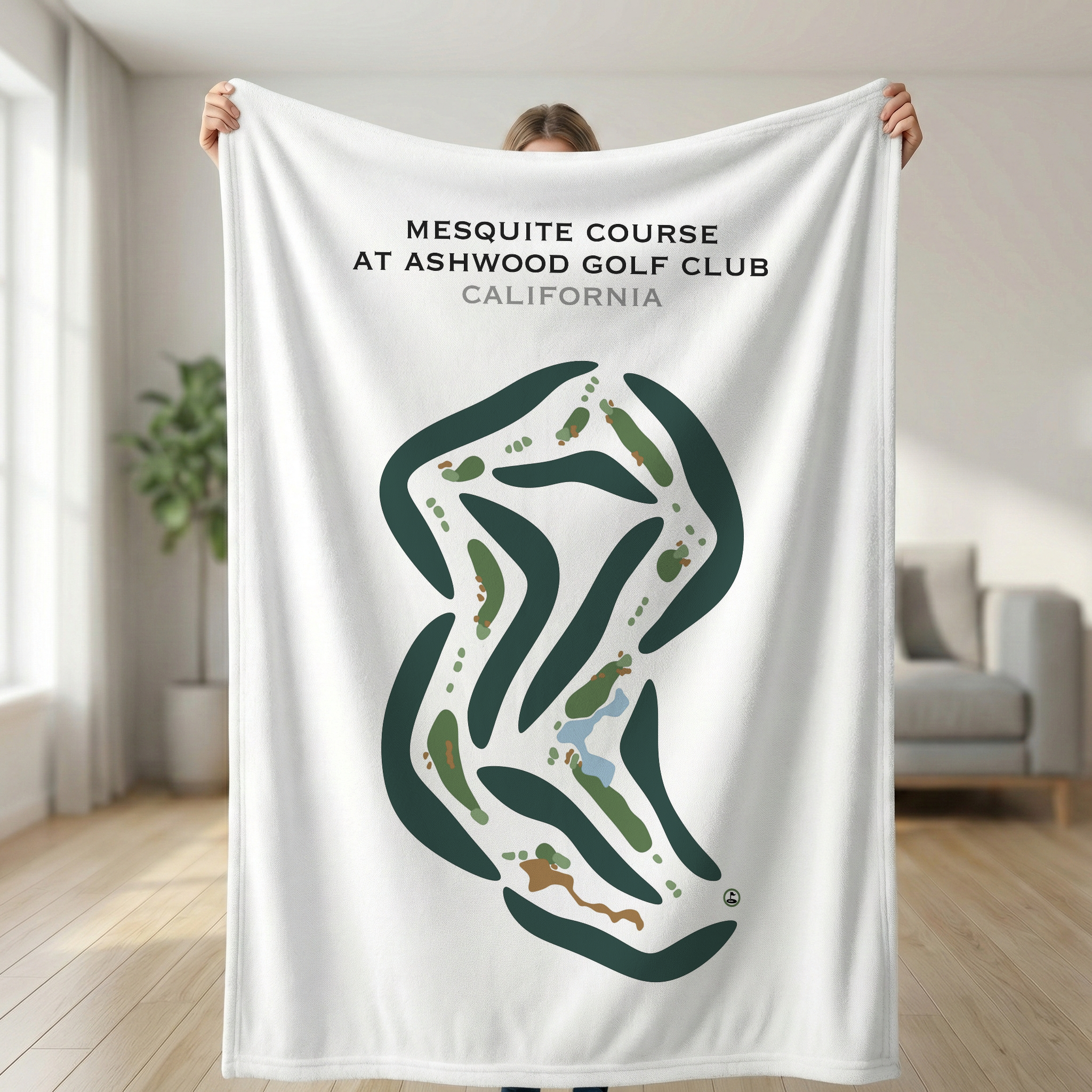 Mesquite Course at Ashwood Golf Club, California - Printed Golf Courses