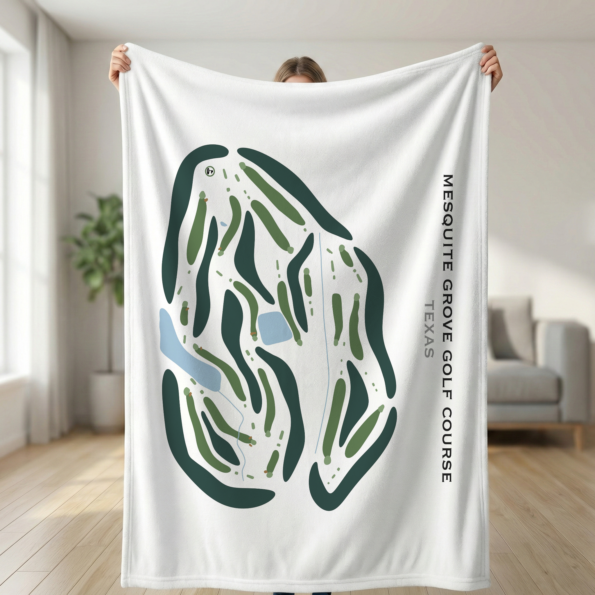 Mesquite Grove Golf Course, Texas - Printed Golf Courses