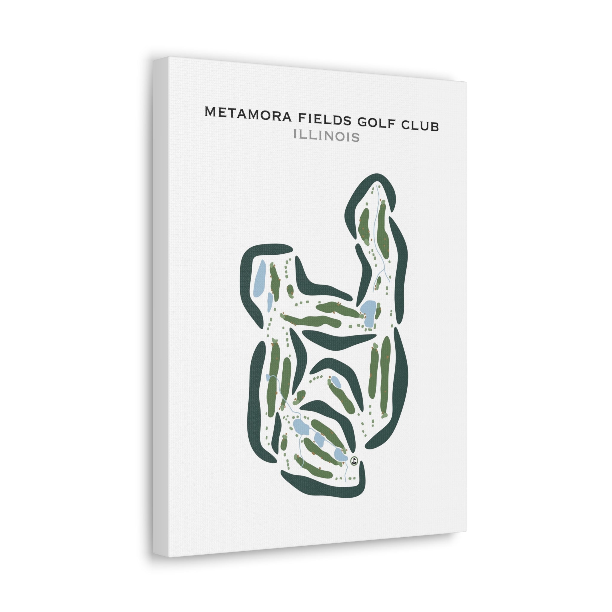 Metamora Fields Golf Club, Illinois - Printed Golf Courses