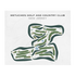 Metuchen Golf and Country Club, New Jersey - Printed Golf Courses