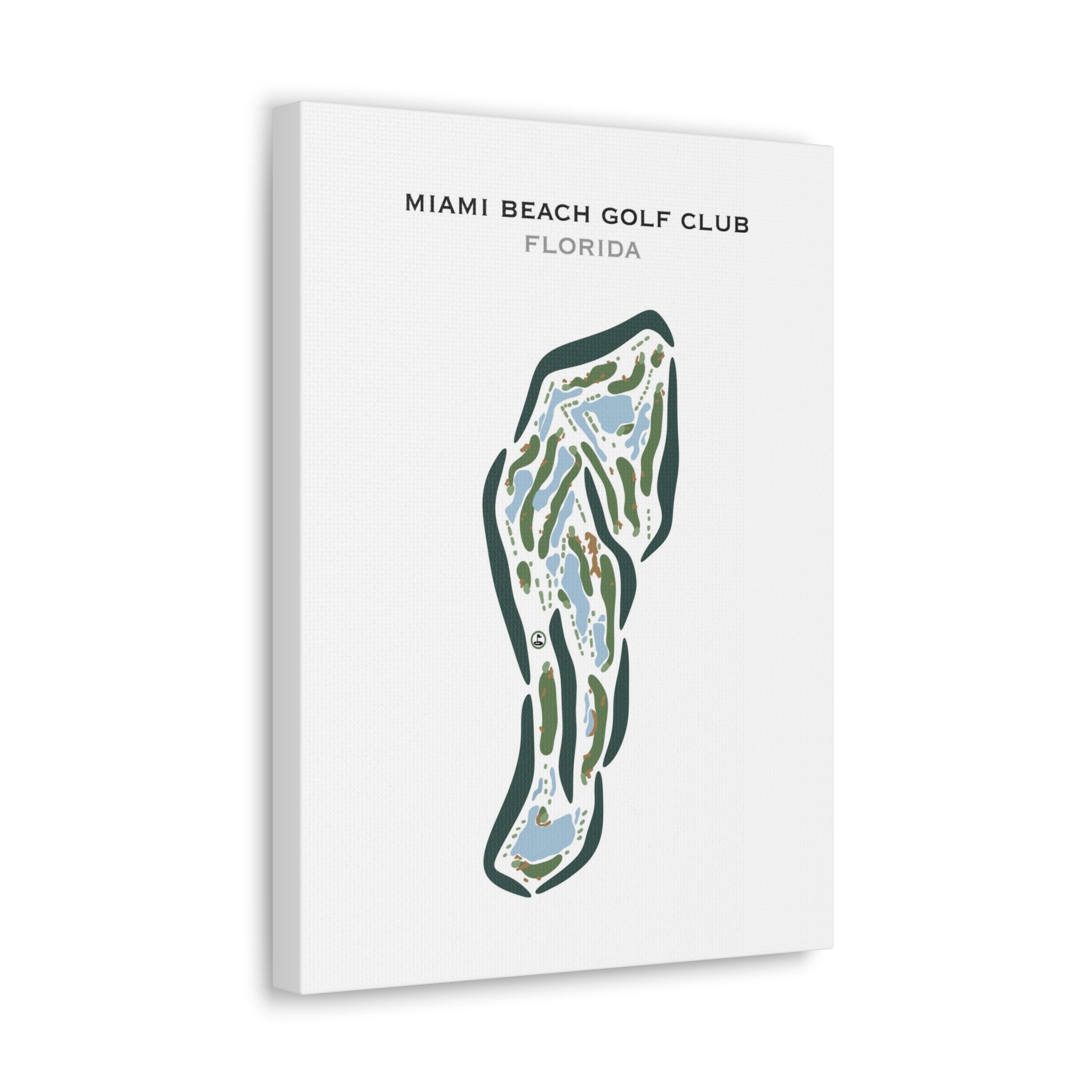 Miami Beach Golf Club, Florida - Printed Golf Courses