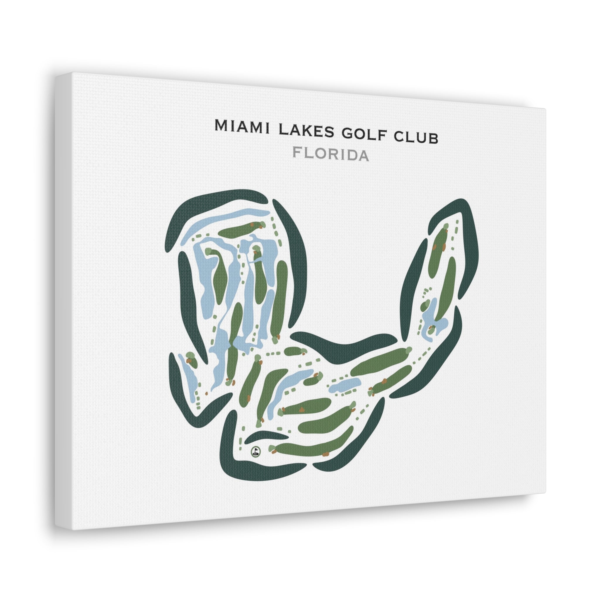 Miami Lakes Golf Club, Florida - Printed Golf Courses