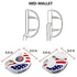 Bombs Away! Embroidered Putter Cover - Mid-Size Mallet by ReadyGOLF