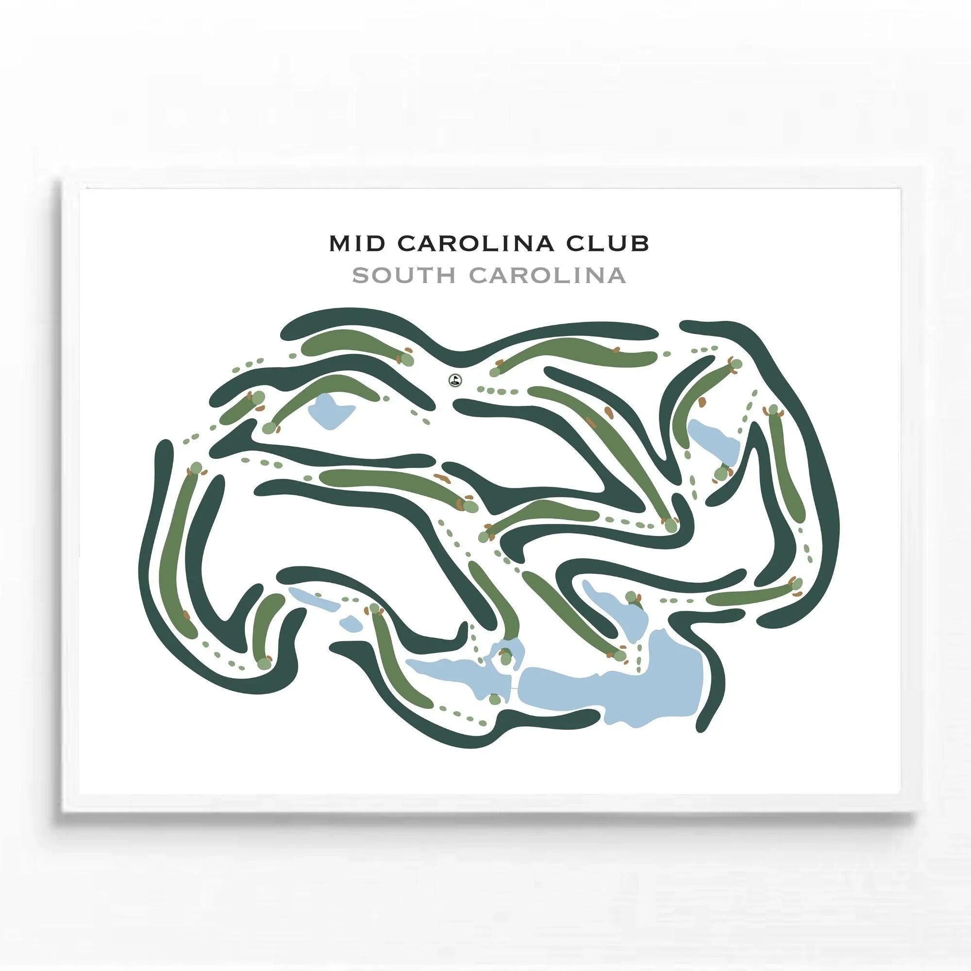 Mid Carolina Club, South Carolina - Printed Golf Courses