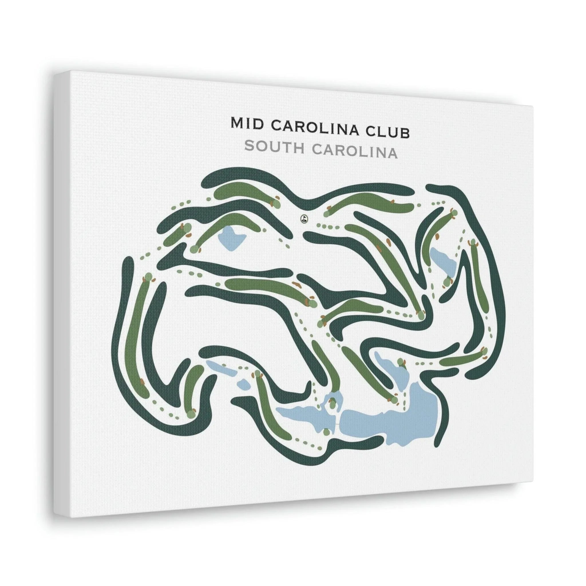 Mid Carolina Club, South Carolina - Printed Golf Courses