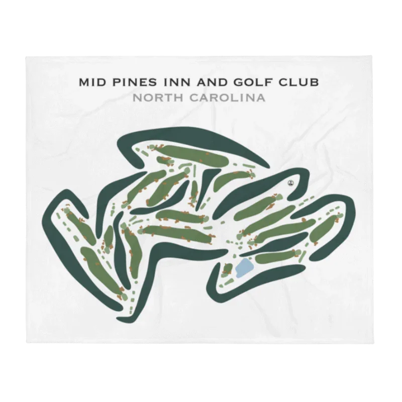 Mid Pines Inn and Golf Club, North Carolina - Printed Golf Courses