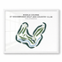 Middle Course at Woodbridge Golf & Country Club, California - Printed Golf Courses