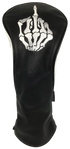 Skeleton Bone Middle Finger Embroidered Headcover -  Driver