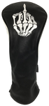 Skeleton Bone Middle Finger Embroidered Headcover -  Driver