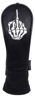Skeleton Bone Middle Finger Embroidered Hybrid Headcover by ReadyGOLF