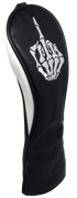 Skeleton Bone Middle Finger Embroidered Hybrid Headcover by ReadyGOLF