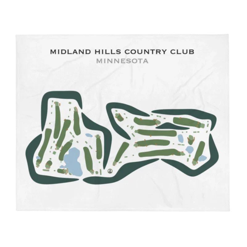 Midland Hills Country Club, Minnesota - Printed Golf Courses