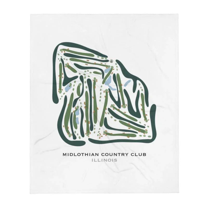 Midlothian Country Club, Illinois - Printed Golf Courses