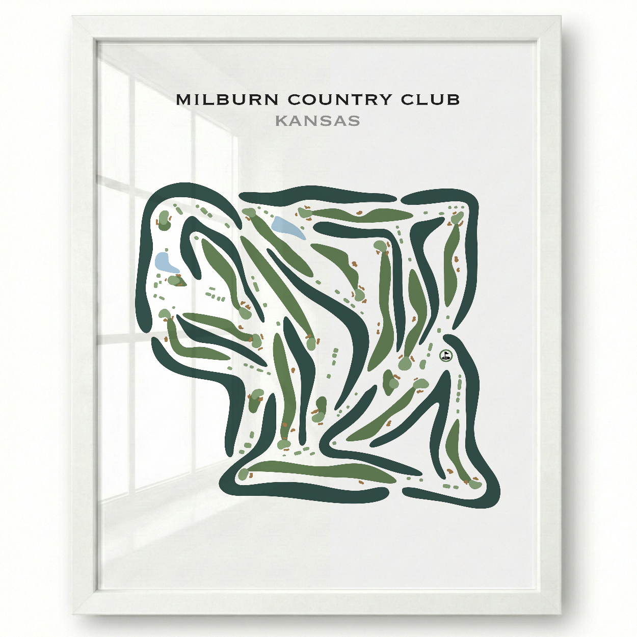 Milburn Country Club, Kansas - Printed Golf Courses