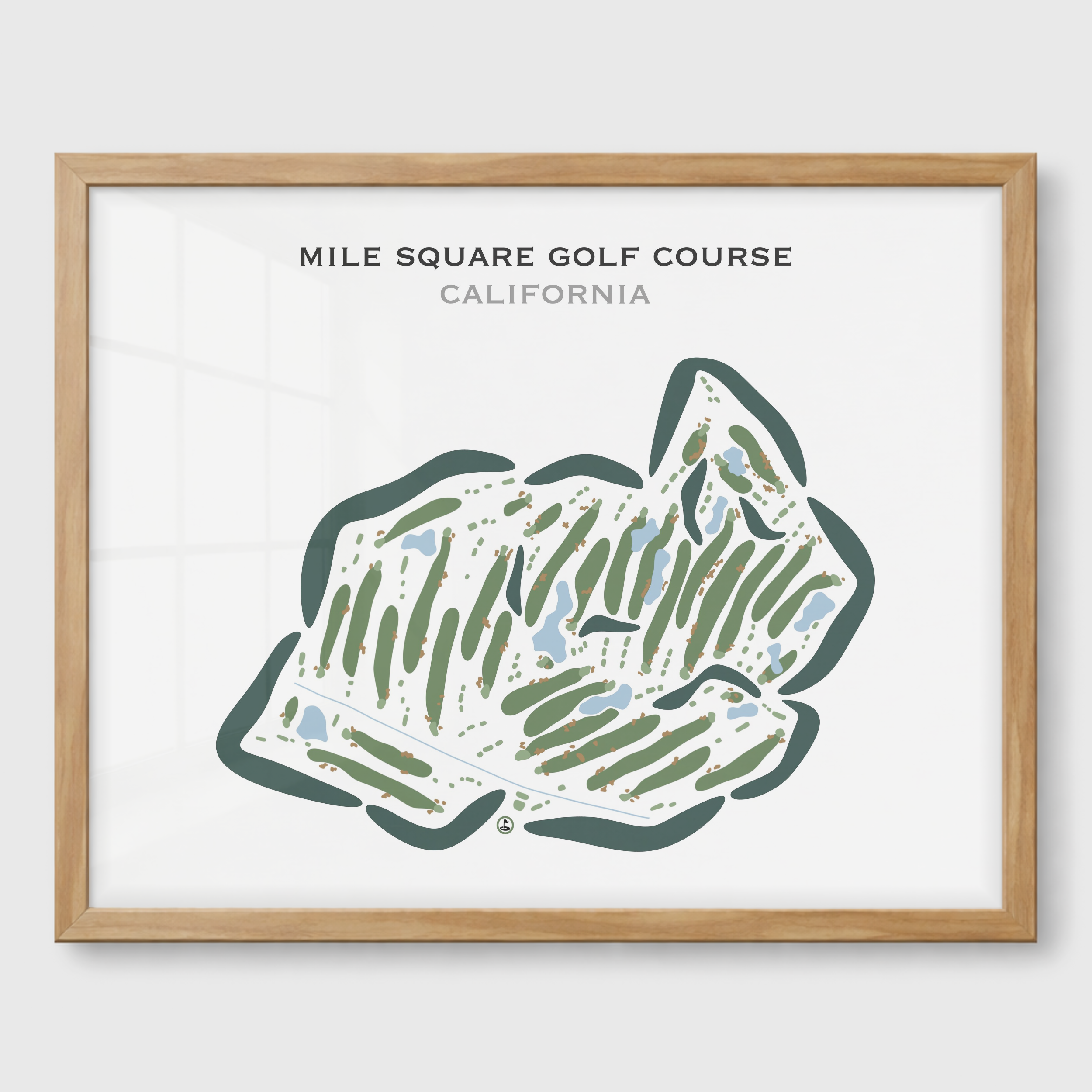Mile Square Golf Course, Fountain Valley, California - Printed Golf Courses