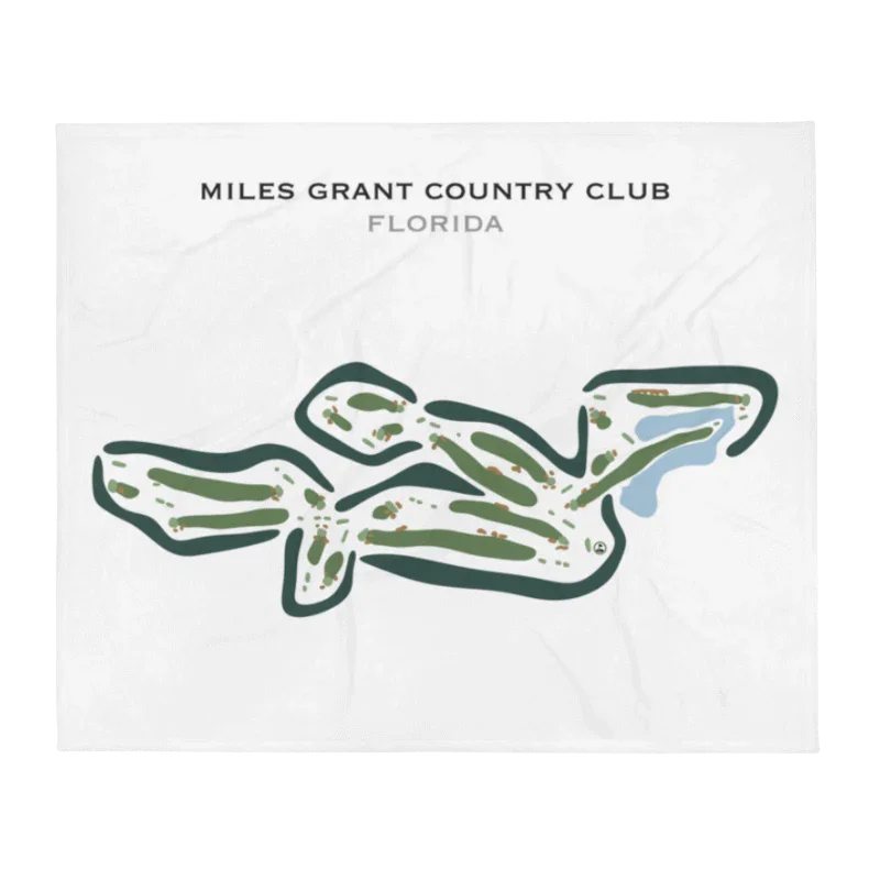 Miles Grant Country Club, Florida - Printed Golf Courses