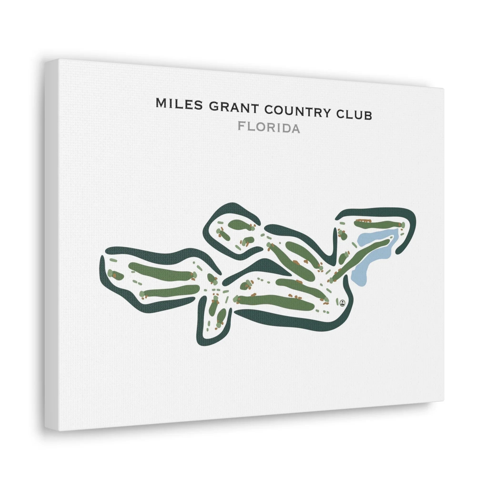 Miles Grant Country Club, Florida - Printed Golf Courses