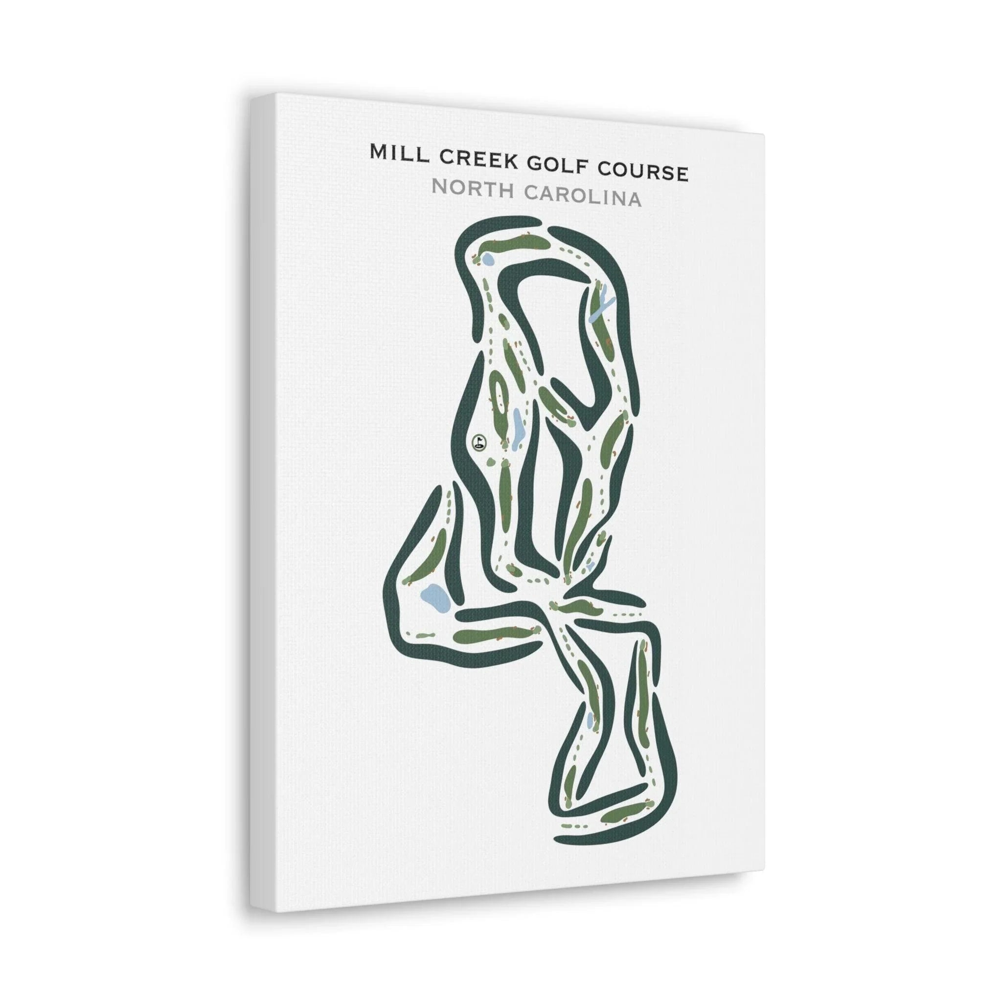 Mill Creek Golf Course, North Carolina - Printed Golf Courses