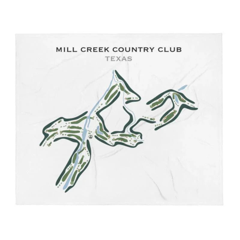 Mill Creek Country Club, Texas - Printed Golf Course
